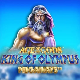 Age Of The Gods: King of Olympus Megaways slot logo by Origins at Instant Casino