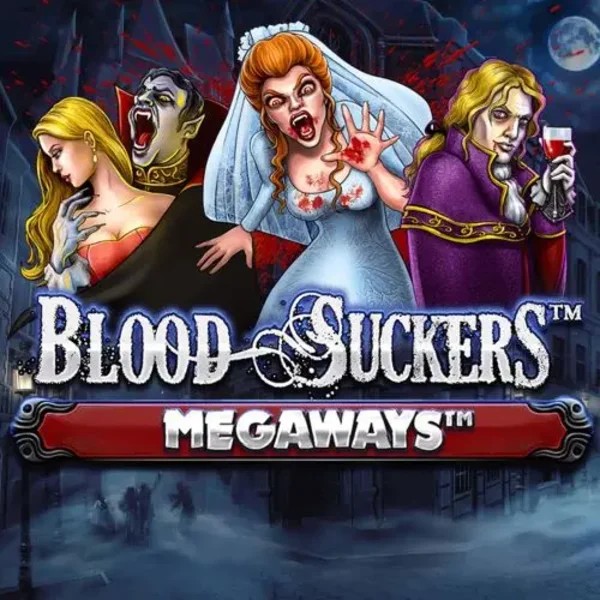 Official Slots logo: Blood Suckers Megaways by Red Tiger Gaming at Instant Casino