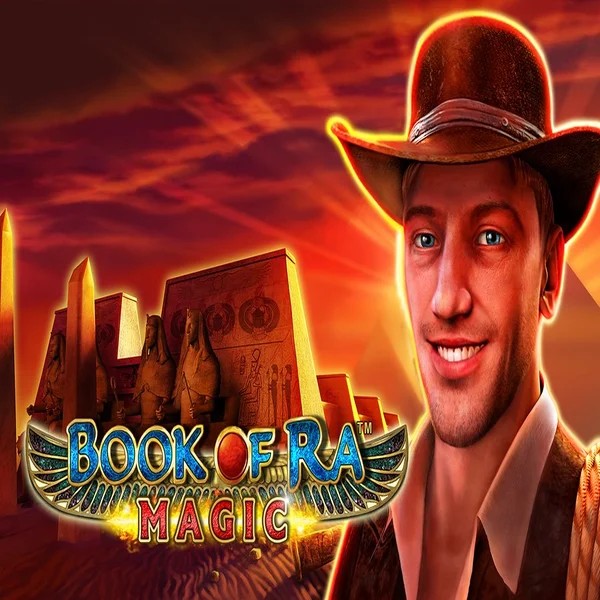 Book of Ra Magic slot logo by Greentube at Instant Casino
