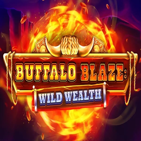 Buffalo Blaze Wild Wealth logo by OctoPlay Instant Casino