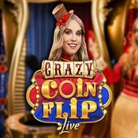 Crazy Coin Flip logo – Live Casino by Evolution at Instant Casino