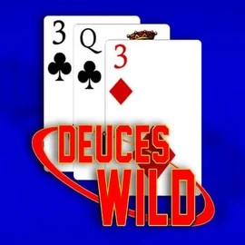 Official Poker logo: Deuces Wild by Games Global at Instant Casino