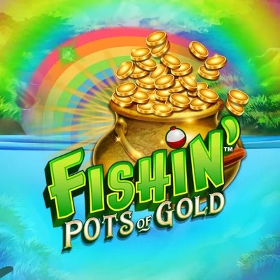 Fishin Pots Of Gold online game logo by Gameburger Studios on instantccasino.com