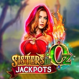 Sisters Of Oz Jackpots slot logo by Triple Edge Studios at Instant Casino