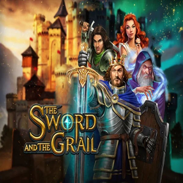 The Sword and the Grail online game logo by Play'n GO on instantccasino.com