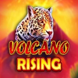 Volcano Rising online game logo by RubyPlay on instantccasino.com
